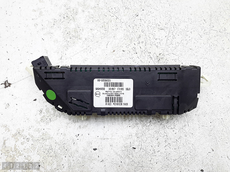 clock, info monitor, #1227265-24 9654149380 123494 9hx dashboard Radio Display 